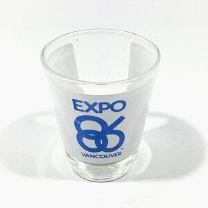 EXPO 86 Vancouver Canada Shot Glass - Souvenir - Collectible
